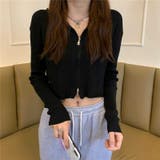 ダブルジップコンパクトニットパーカー | LADY LIKE  | 詳細画像32 