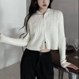 ダブルジップコンパクトニットパーカー | LADY LIKE  | 詳細画像4 