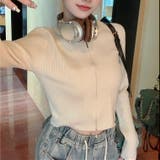 ダブルジップモックネックリブニット | LADY LIKE  | 詳細画像9 