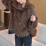 メタルボタン襟付きカーディガン | LADY LIKE | 詳細画像7