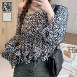 クロップド丈モール素材ゆるニット | LADY LIKE  | 詳細画像1 