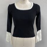 バイカラーフレアスリーブリブニット | LADY LIKE | 詳細画像14