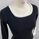 バイカラーフレアスリーブリブニット | LADY LIKE | 詳細画像15