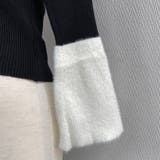 バイカラーフレアスリーブリブニット | LADY LIKE | 詳細画像16