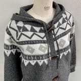 オルテガ柄ニットパーカー | LADY LIKE | 詳細画像13