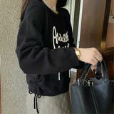 サイド絞りラインロゴニット | LADY LIKE  | 詳細画像6 