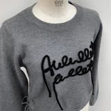 サイド絞りラインロゴニット | LADY LIKE  | 詳細画像9 