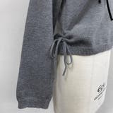 サイド絞りラインロゴニット | LADY LIKE  | 詳細画像10 