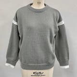 ラインアクセントバイカラーニット | LADY LIKE  | 詳細画像12 