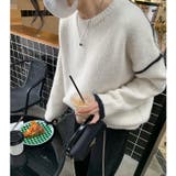 ラインアクセントバイカラーニット | LADY LIKE  | 詳細画像4 