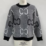 英字モチーフ丸首ニット | LADY LIKE | 詳細画像5