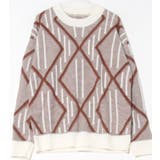 凹凸アート柄ニット | LADY LIKE  | 詳細画像7 