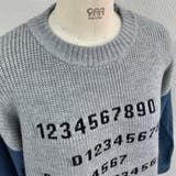 デニムスリーブ切替えニット | LADY LIKE  | 詳細画像10 