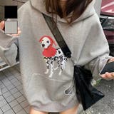 ダルメシアンプリントオーバーサイズパーカー | LADY LIKE | 詳細画像1