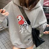 ダルメシアンプリントオーバーサイズパーカー | LADY LIKE | 詳細画像4