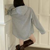 【春夏新作】ドットボタン付きラウンドヘムパーカー | LADY LIKE | 詳細画像15