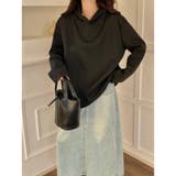 【春夏新作】ドットボタン付きラウンドヘムパーカー | LADY LIKE | 詳細画像9