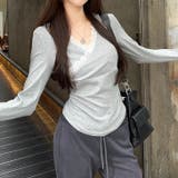 【春夏新作】レース付きカシュクールもちもちフーディ | LADY LIKE | 詳細画像12