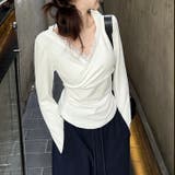 【春夏新作】レース付きカシュクールもちもちフーディ | LADY LIKE | 詳細画像18