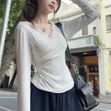 【春夏新作】レース付きカシュクールもちもちフーディ | LADY LIKE | 詳細画像19