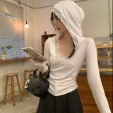 【春夏新作】レース付きカシュクールもちもちフーディ | LADY LIKE | 詳細画像28