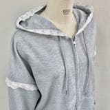 【春夏新作】レーストリミングガーリージップパーカー | LADY LIKE | 詳細画像10