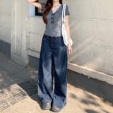 【春夏新作】リボンレースV開きトップス | LADY LIKE  | 詳細画像7 