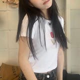 【春夏新作】チューリッププリント半袖Tシャツ | LADY LIKE | 詳細画像5