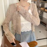 【春夏新作】フロントリボンかぎ編みショートカーディガン | LADY LIKE | 詳細画像24