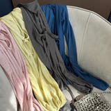 【春夏新作】胸リボンデコルテ空きシアートップス | LADY LIKE  | 詳細画像18 