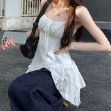 【春夏新作】ランダムヘムキャミチュニック | LADY LIKE | 詳細画像5