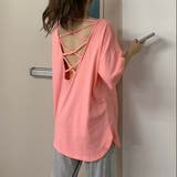【春夏新作】バッククロスゆったりTシャツ | LADY LIKE | 詳細画像11