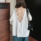 【春夏新作】バッククロスゆったりTシャツ | LADY LIKE | 詳細画像21