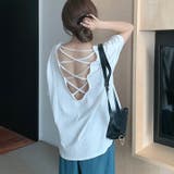 【春夏新作】バッククロスゆったりTシャツ | LADY LIKE | 詳細画像22