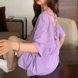 【春夏新作】バッククロスゆったりTシャツ | LADY LIKE | 詳細画像29