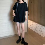 【春夏新作】バッククロスゆったりTシャツ | LADY LIKE | 詳細画像3