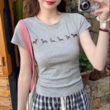 【春夏新作】ダックスプリント半袖Tシャツ | LADY LIKE | 詳細画像22