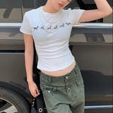 【春夏新作】ダックスプリント半袖Tシャツ | LADY LIKE | 詳細画像7