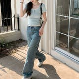 【春夏新作】ヘンリーネックレイヤード風半袖トップス | LADY LIKE | 詳細画像18