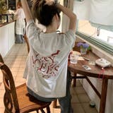 【春夏新作】ドッグロゴバックプリントTシャツ | LADY LIKE | 詳細画像11