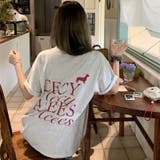 【春夏新作】ドッグロゴバックプリントTシャツ | LADY LIKE | 詳細画像2