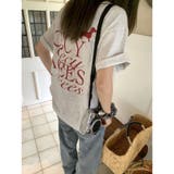 【春夏新作】ドッグロゴバックプリントTシャツ | LADY LIKE | 詳細画像4