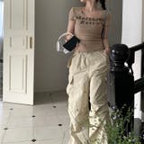 【春夏新作】ラウンドネックロゴTシャツ | LADY LIKE  | 詳細画像10 