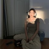 【春夏新作】ラウンドネックロゴTシャツ | LADY LIKE  | 詳細画像11 