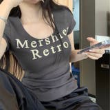 【春夏新作】ラウンドネックロゴTシャツ | LADY LIKE  | 詳細画像12 