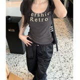 【春夏新作】ラウンドネックロゴTシャツ | LADY LIKE  | 詳細画像17 