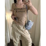 【春夏新作】ラウンドネックロゴTシャツ | LADY LIKE  | 詳細画像7 