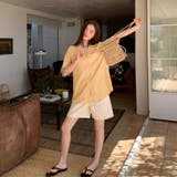 【春夏新作】ピンストライプゆったりオープンカラーシャツ | LADY LIKE  | 詳細画像14 