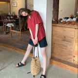 【春夏新作】ピンストライプゆったりオープンカラーシャツ | LADY LIKE  | 詳細画像9 