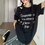 【春夏新作】メッセージロゴオーバーサイズ半袖Tシャツ | LADY LIKE | 詳細画像14